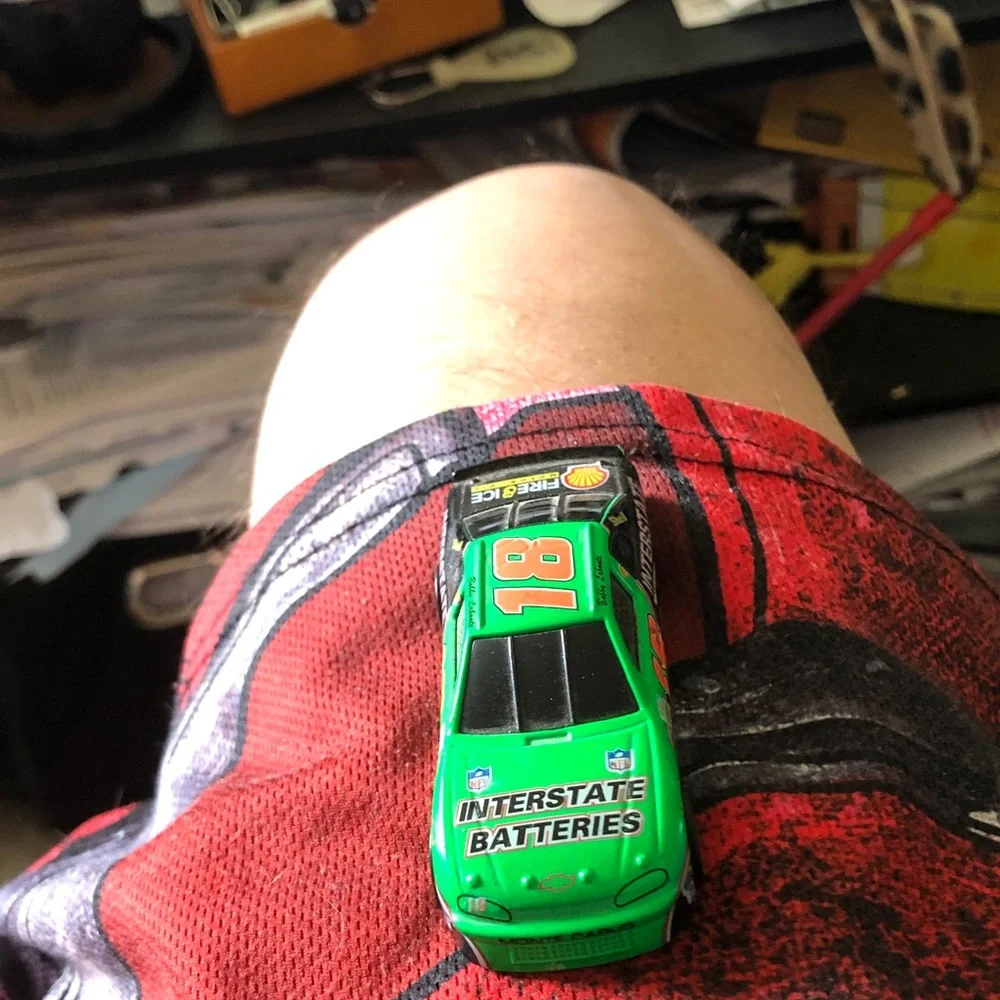Green #18 Interstate Batteries Toy Race Car